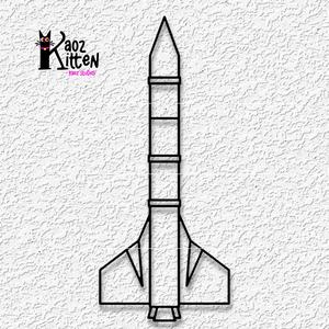 rocket wall art space x wall decor nasa decoration