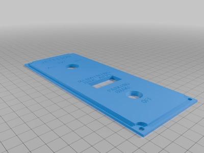 F35 Fuel and Parking Brake Panel