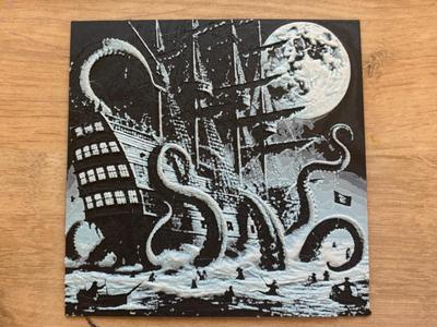 Hueforge Kraken and the pirates galleon