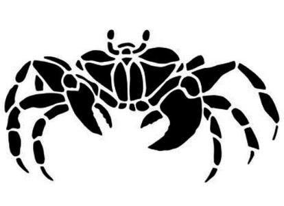 Crab Stencil