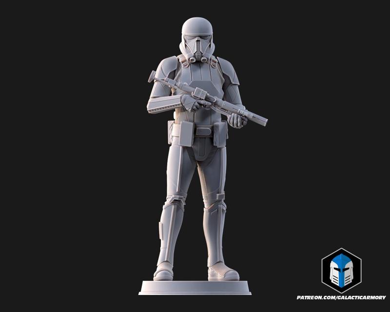 Death Trooper Figurine - Pose 1 - 3D Print Files