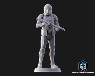 Death Trooper Figurine - Pose 1 - 3D Print Files