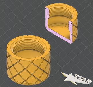 Kappe / cap with thread