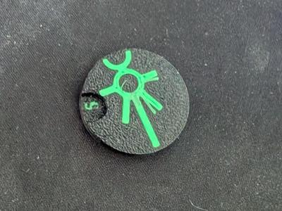 Necron Wound counter - 4x2mm magnet insert