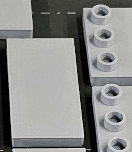 Lego Duplo kompatible Flachplatte 4 x 2 x 0,333 / Lego Duplo compatible Flat Tile 4 x 2 x 0.333