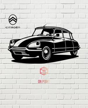 CITROEN DS VINTAGE - 2D WALL ART #2