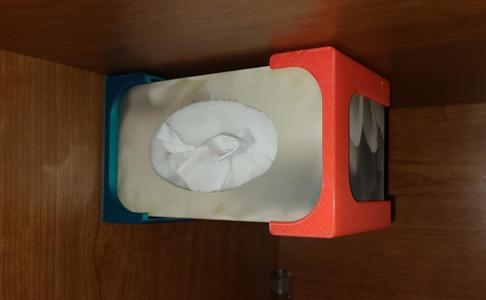 Underdesk Tissue Box Holder