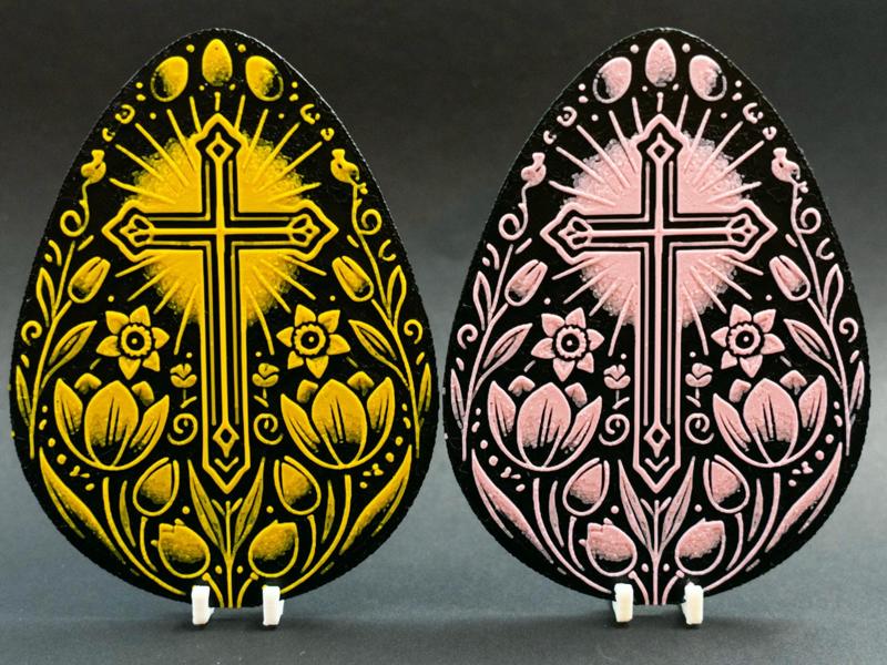 Easter Egg Cross