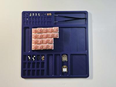 Electronic components part tray