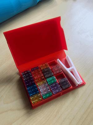 Fuse case for low profile mini fuses