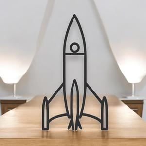 Rocket Line Art - Desktop Line Art