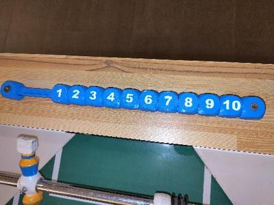 Complete tablesoccer point set