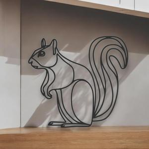 Squirrel Line Art - Desktop Line Art