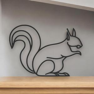 Squirrel Line Art - Desktop Line Art