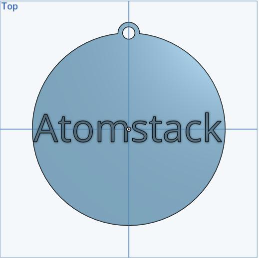 Atomstack Laser key chain