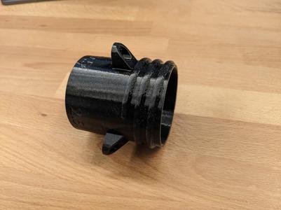 Vacuum Hose Passthrough for 2.5" shopvac hoses