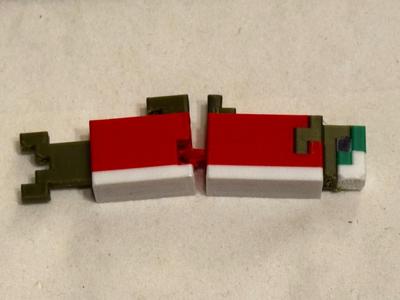 Flexi Minecraft Salmon