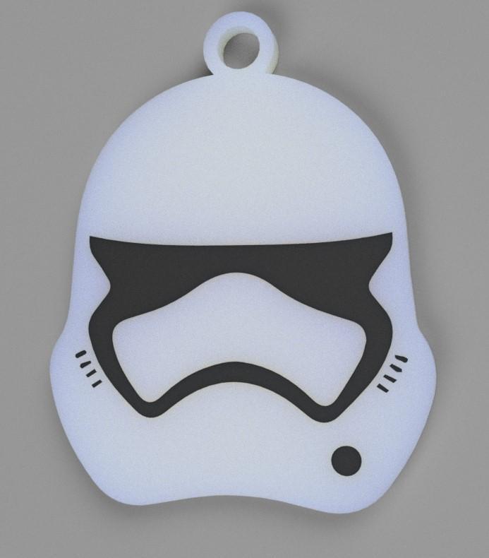 Keychain Tropper Flat - Star Wars Theme