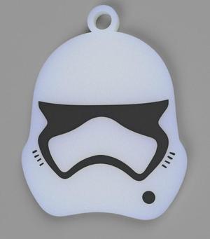 Keychain Tropper Flat - Star Wars Theme