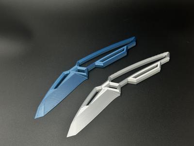 Minimalist Line Box-Opening Dagger
