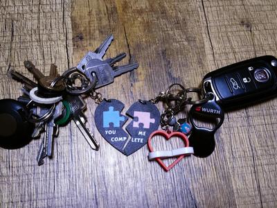 Valentine's Day pendants for him and her