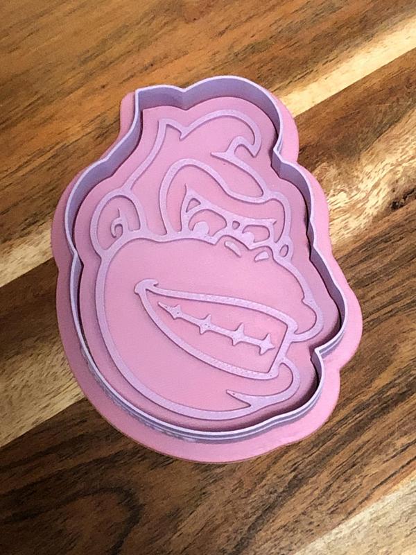 Donkey Kong Cookie Cutters and Stamps