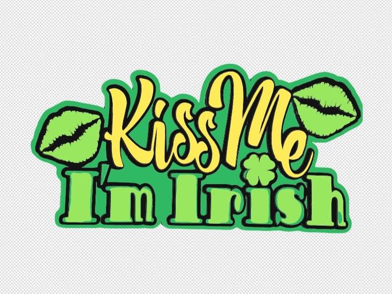 Kiss Me I'm Irish Pin Button keychain necklace
