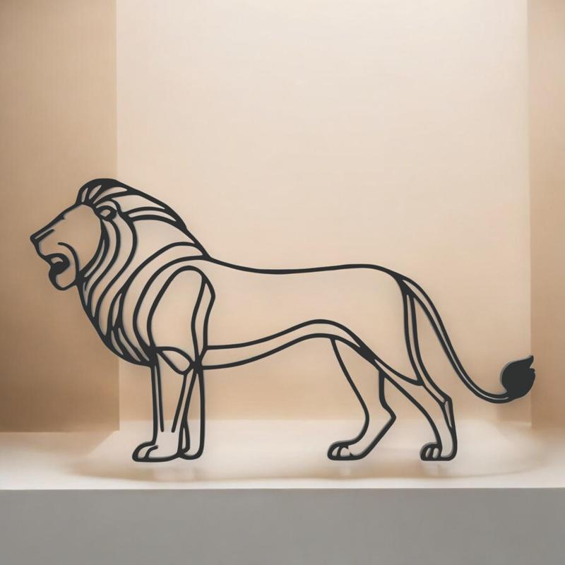 Lion Line Art - Desktop Line Art