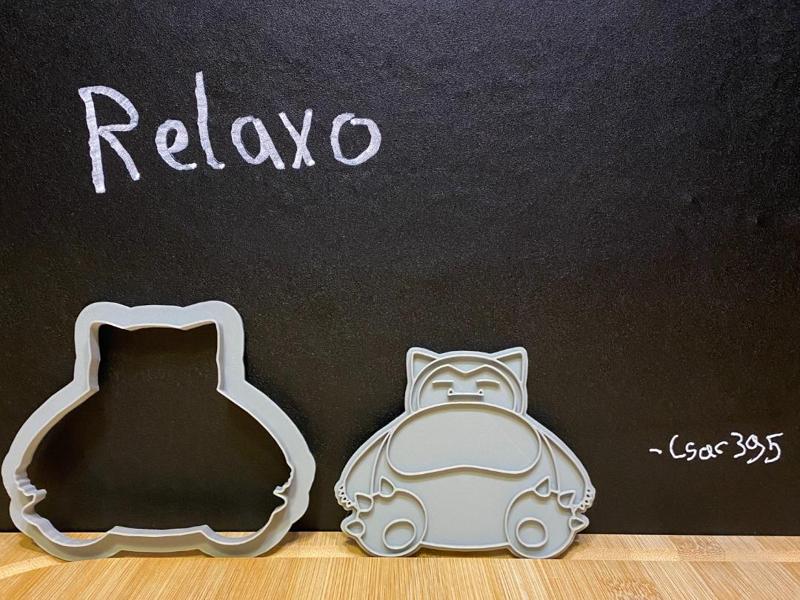 Snorlax Cookie Cutter + Stamp