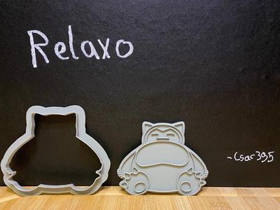 Snorlax Cookie Cutter + Stamp