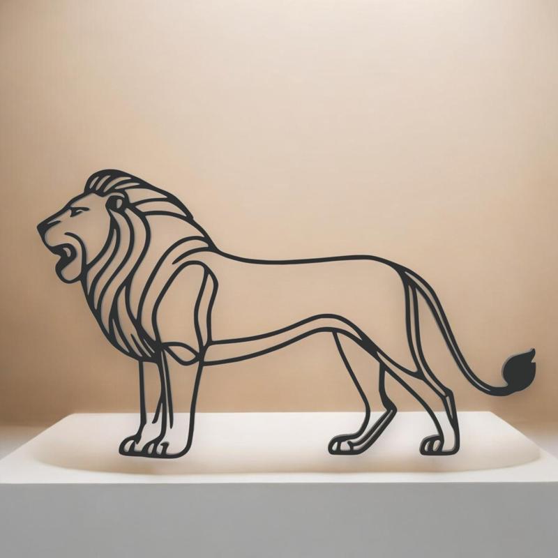 Lion Line Art - Desktop Line Art