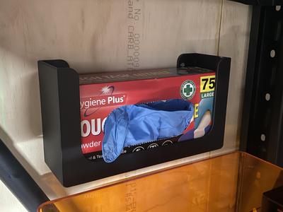 Wall mount glove dispenser (23cm x 13cm x 6.5cm)