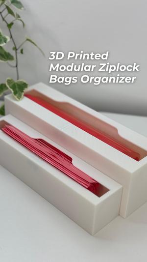 Modular Ziplock Bags Organizer - Kitchen Drawers Storage Solution