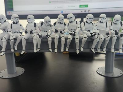 Storm troppers lunch support building