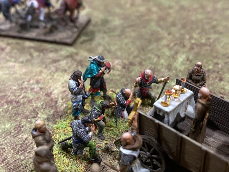 15mm 11th century Spanish Knights Praying