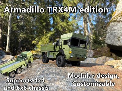 Armadillo truck TRX4M modular edition