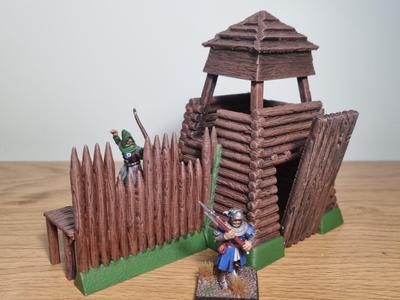 wooden palisade