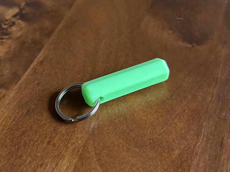 Glow in the dark keychain