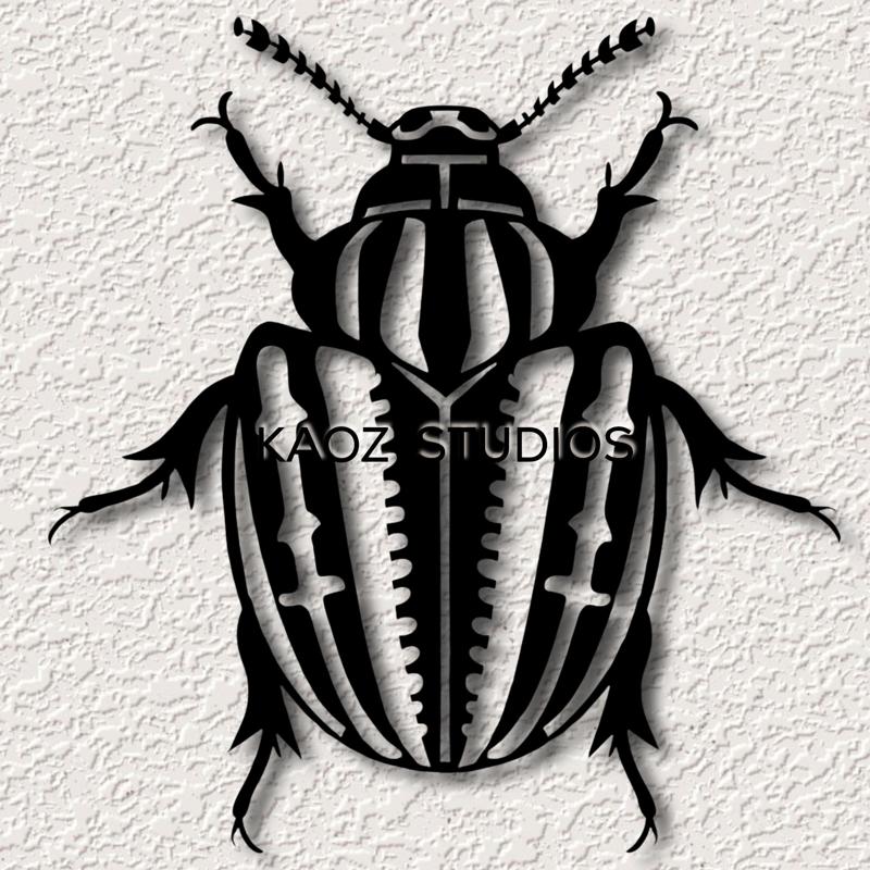 beetle wall art insect wall decor entomology decortion