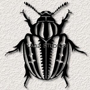 beetle wall art insect wall decor entomology decortion