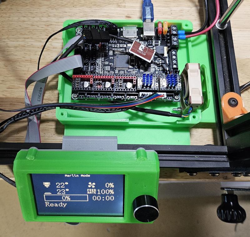 BTT SKR 1.4 case w/ 40mm fan mount 2020 extrusion