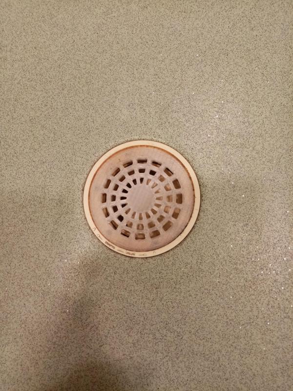 Grille siphon Nicoll 133mm