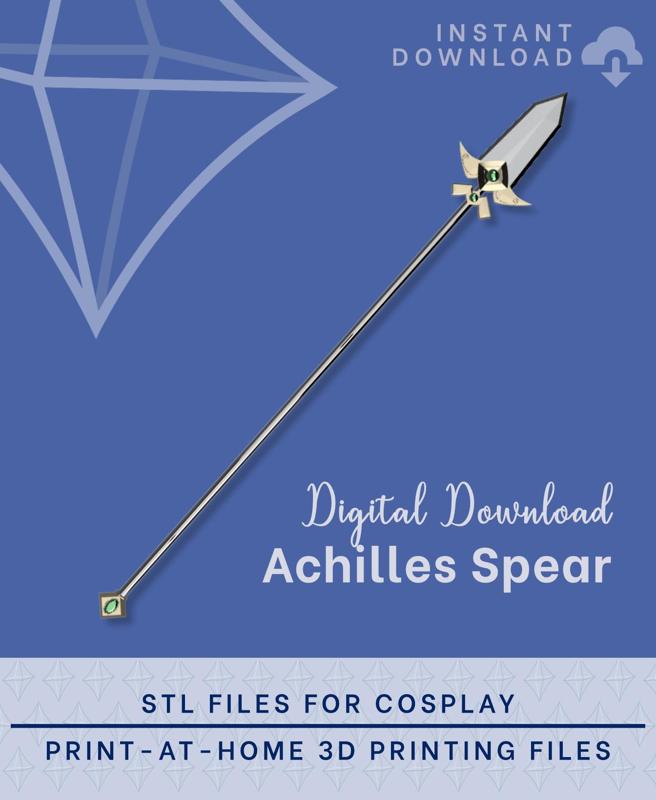 ACHILLES Spear STL FILES [Hades]