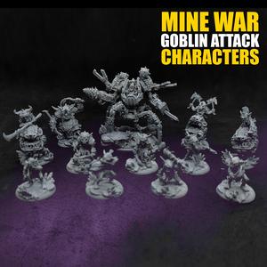 CHARACTERS - MINE WAR - PART 1 - GOBLIN ATTACK