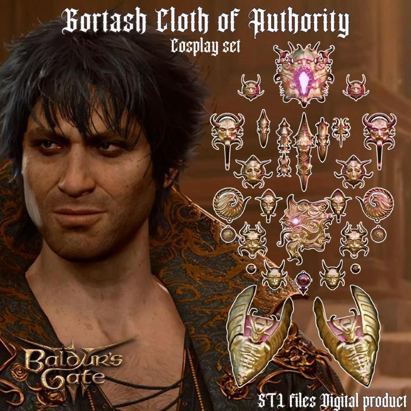 Gortash Cloth of Authority Cosplay Set Baldurs Gate 3 