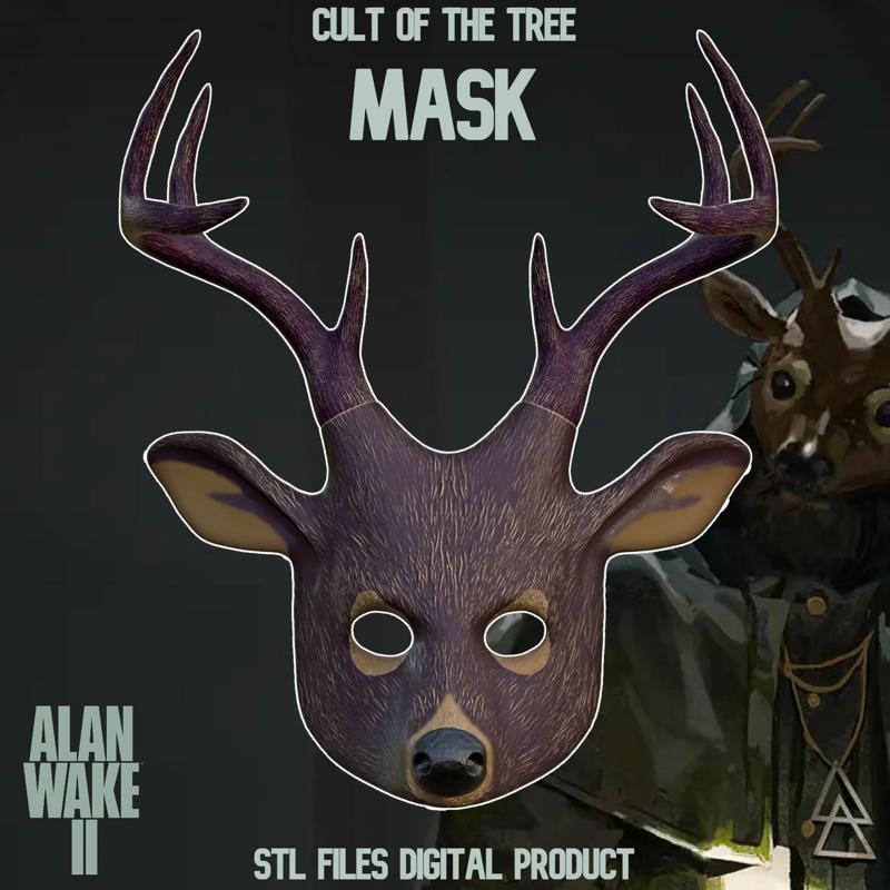 CULT OF THE TREE DEER MASK ALAN WAKE 2