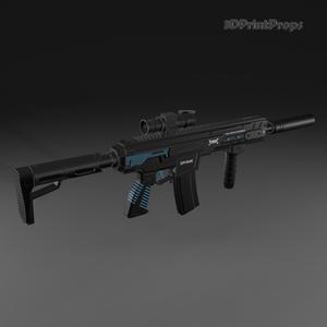 Kilo 141 Cerulean assault rifle