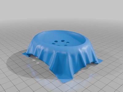 Soap dish blanket