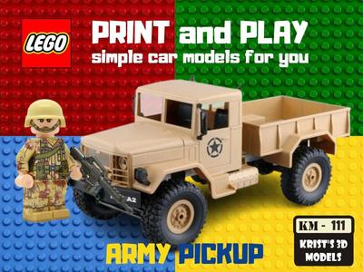 LEGO ARMY OFFROAD PICKUP