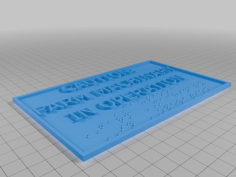 BRAILLE SIGNS